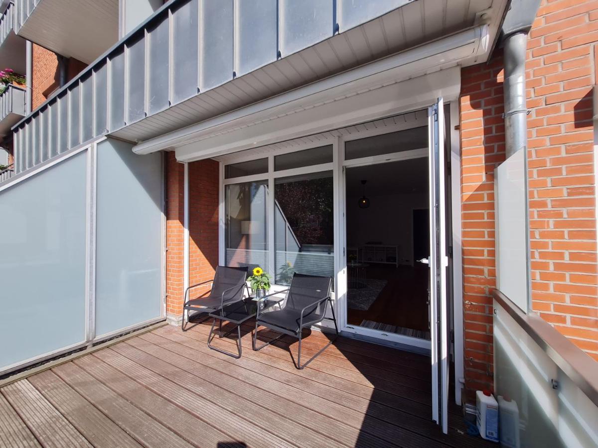 Wohnung Fleethoern - Zentral, Ruhig, Mit Parkplatz Und Balkon Киль Экстерьер фото